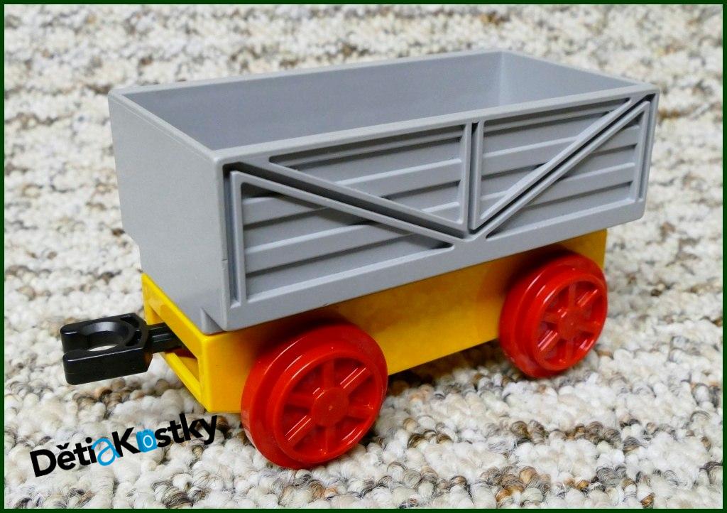 Lego® Duplo® Vagon Malý Oranžový - Šedá Korba