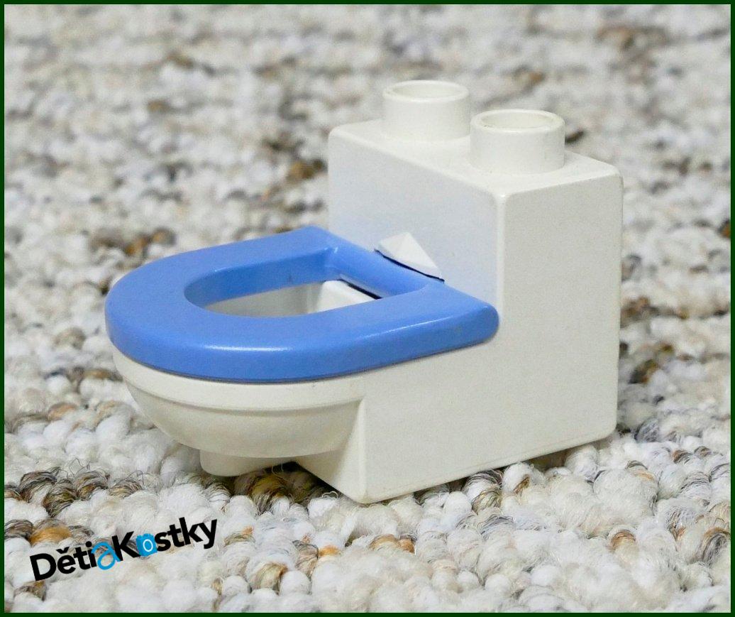 Lego® Duplo® Záchod Bílý (Modré Prkénko)