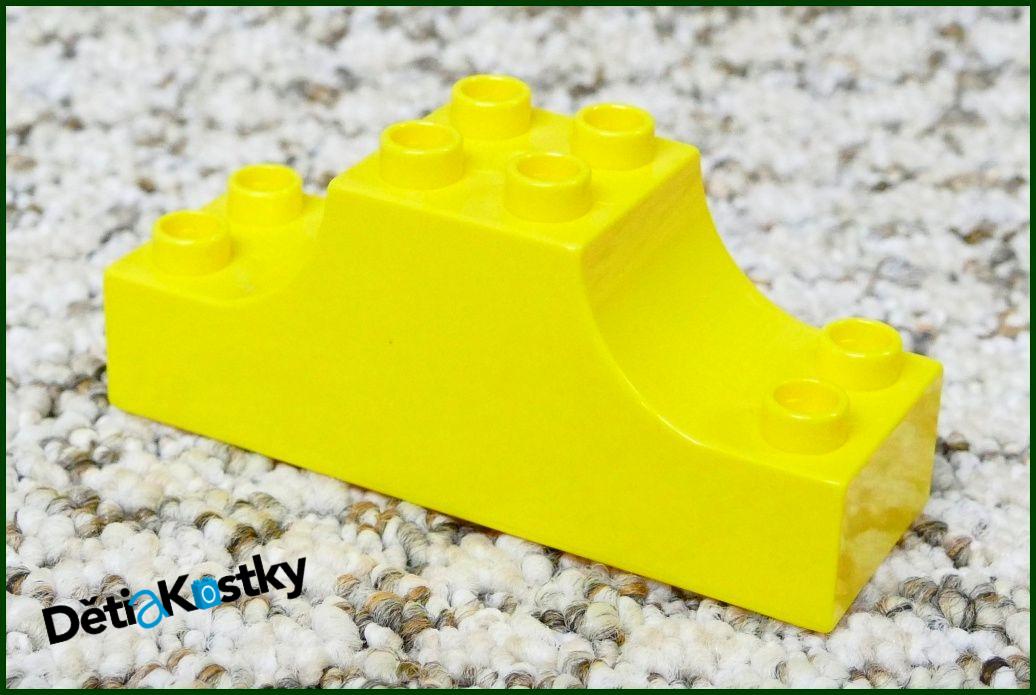 Lego® Duplo® Kostka 2x6 Tvarovaná Žlutá