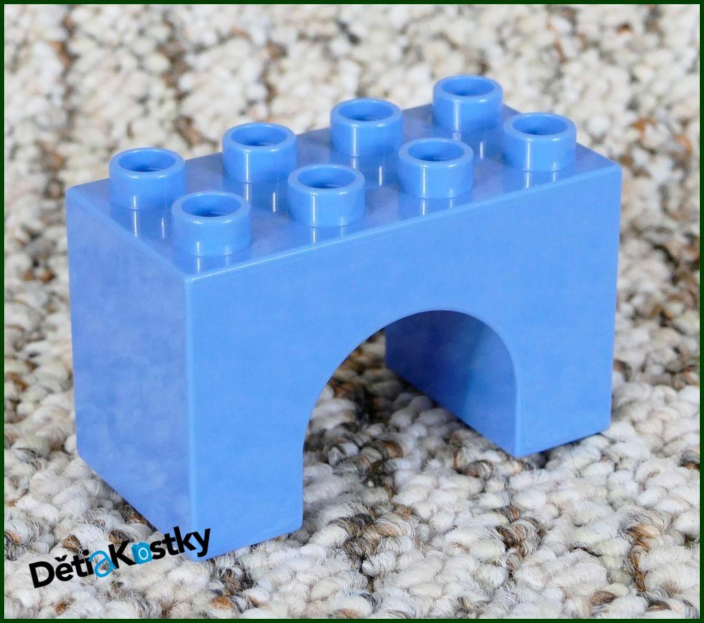 Lego® Duplo® Kostka Podstavec Mostu 2x4 Světle Modrá (Podloubí)
