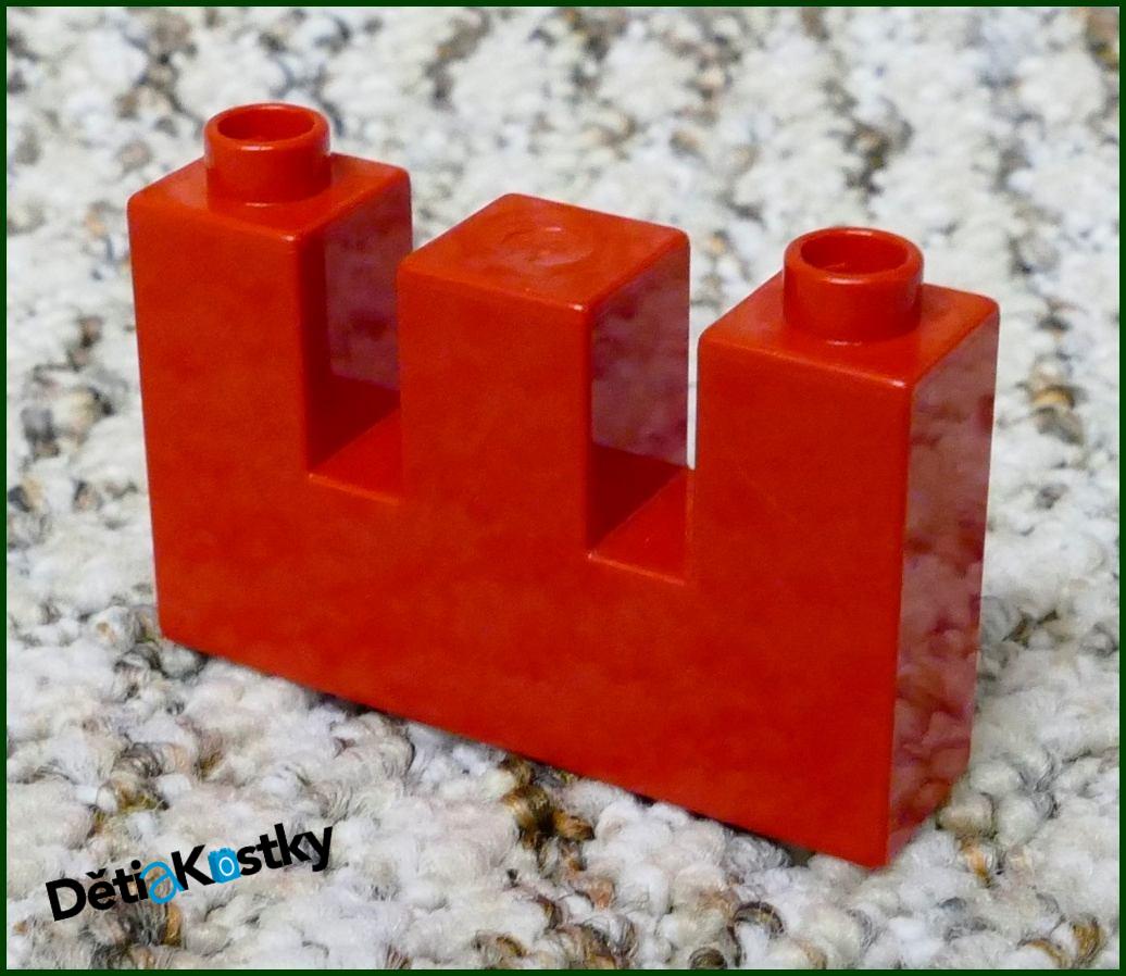Lego® Duplo® Kostka Hradba Úzká Červená