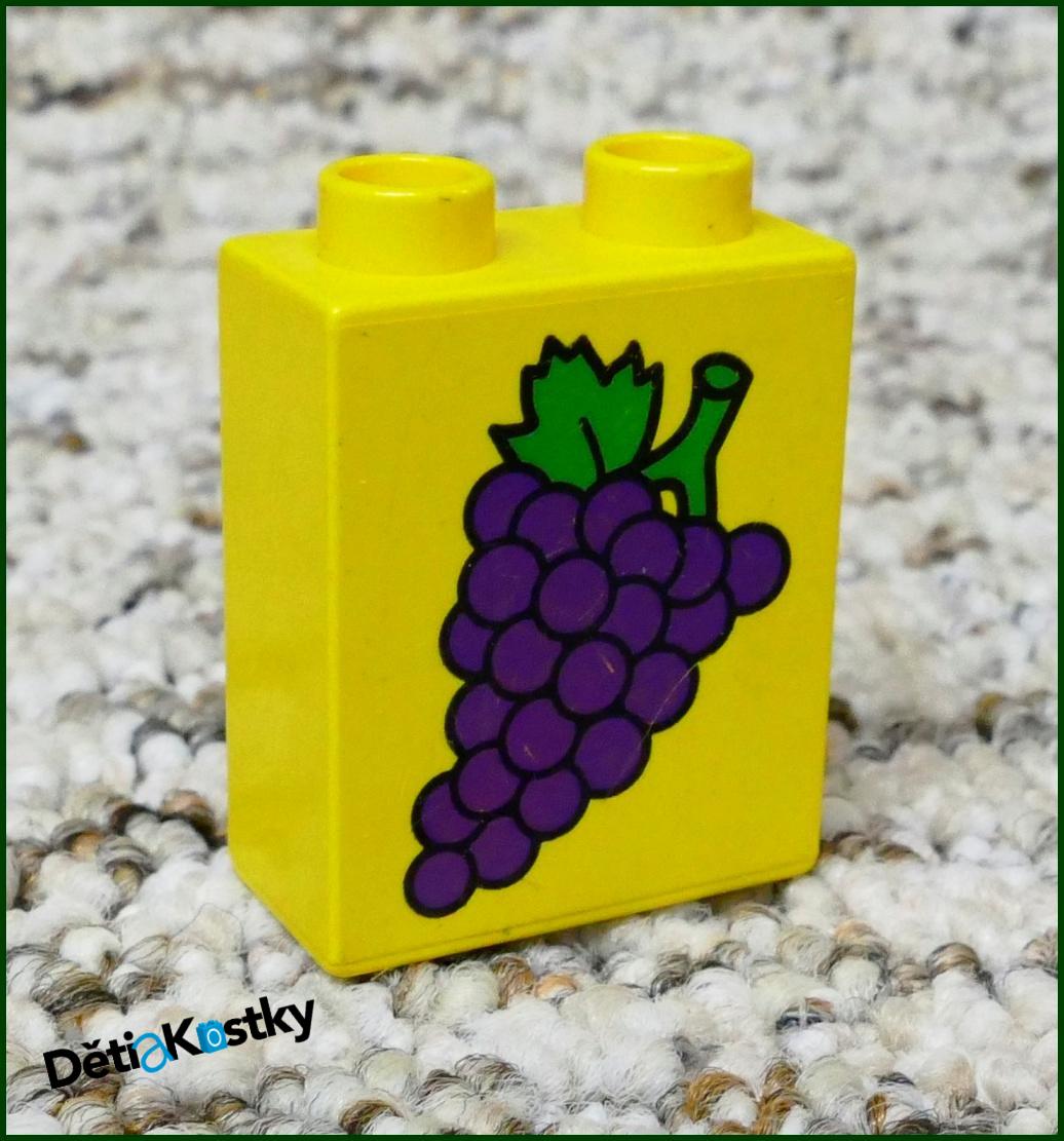 Lego® Duplo® Kostka 1x2x2 Žlutá - Hrozny