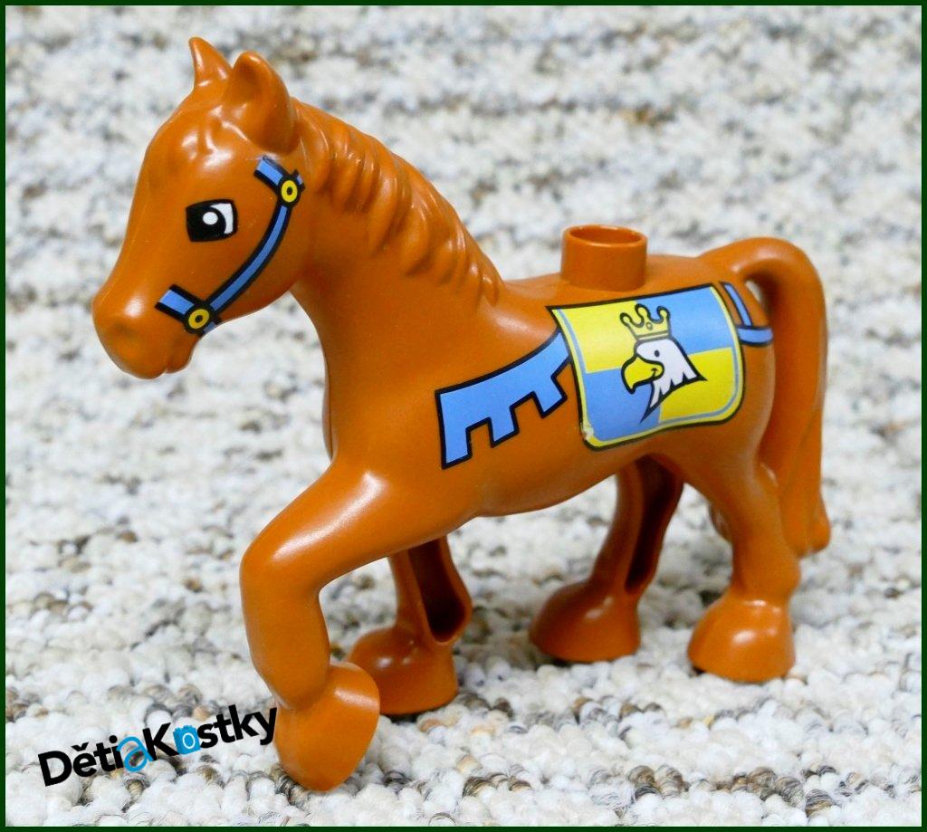 Lego® Duplo® Kůň Hnědý - Rytíři