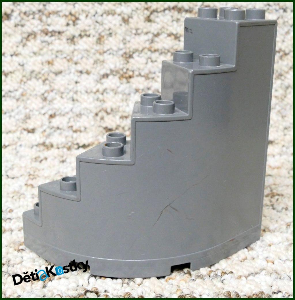 Lego® Duplo® Schodiště Točité Šedé
