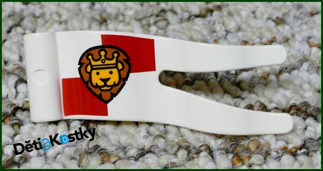Lego® Duplo® Vlajka Bílá se Lvem