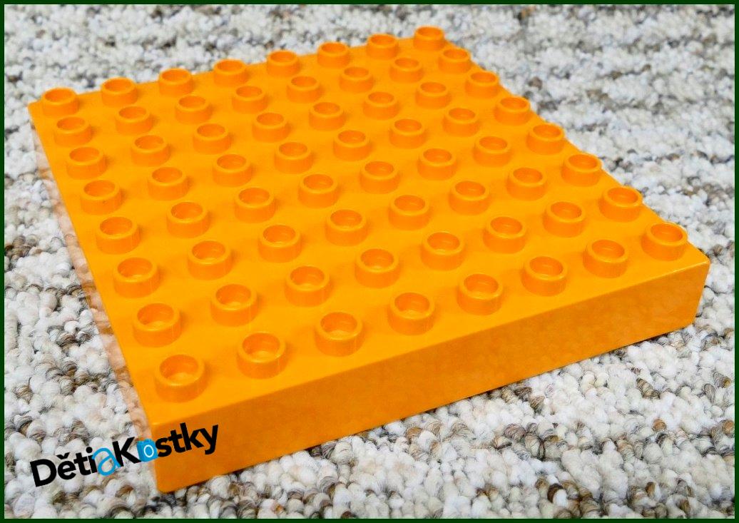 Lego® Duplo® Podložka/Deska 8x8 Oranžová Vysoká