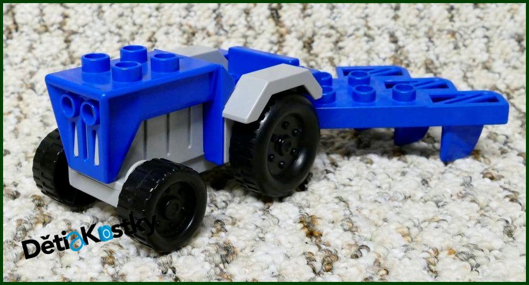 Lego® Duplo® Traktor s Pluhem Modrý (Modrý Pluh)