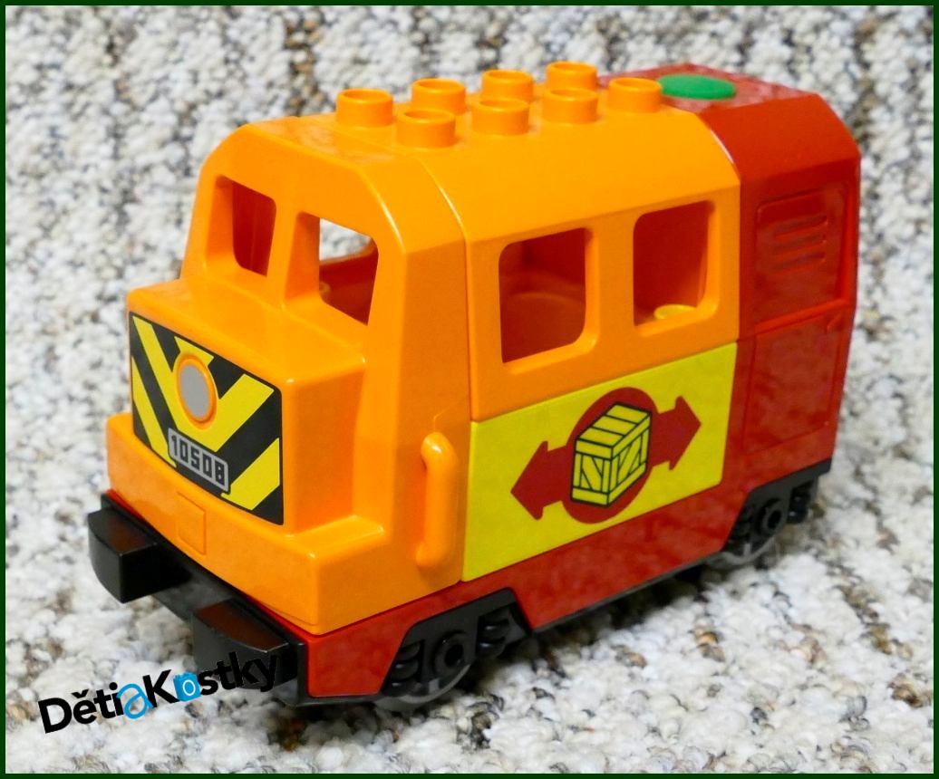 Lego® Duplo® El. Mašinka ze setu 10508 Oranžová