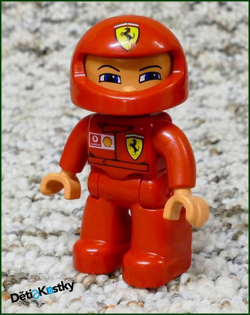 Lego® Duplo® Závodník Formule Ferrari s Helmou