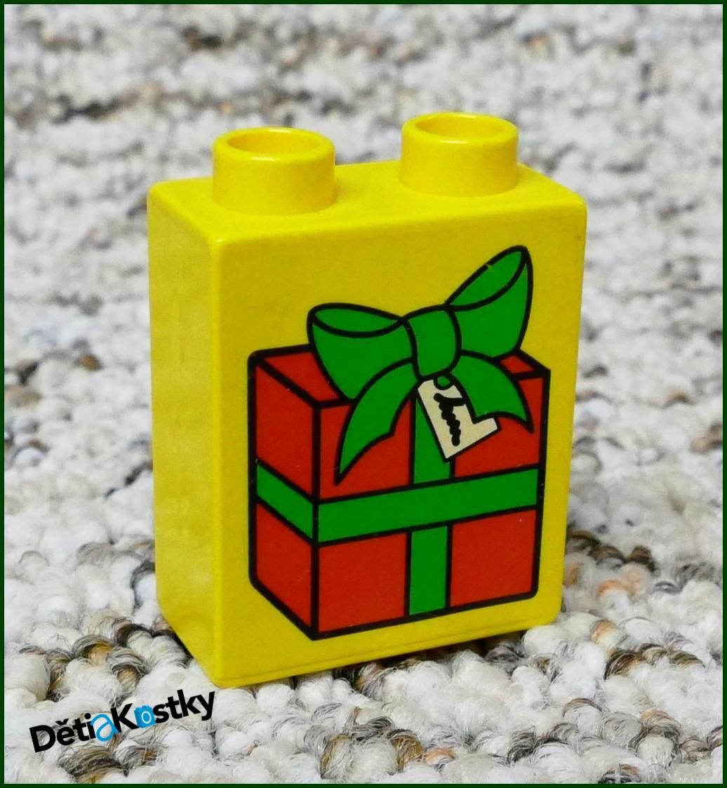 Lego® Duplo® Kostka 1x2x2 Žlutá - Dárek
