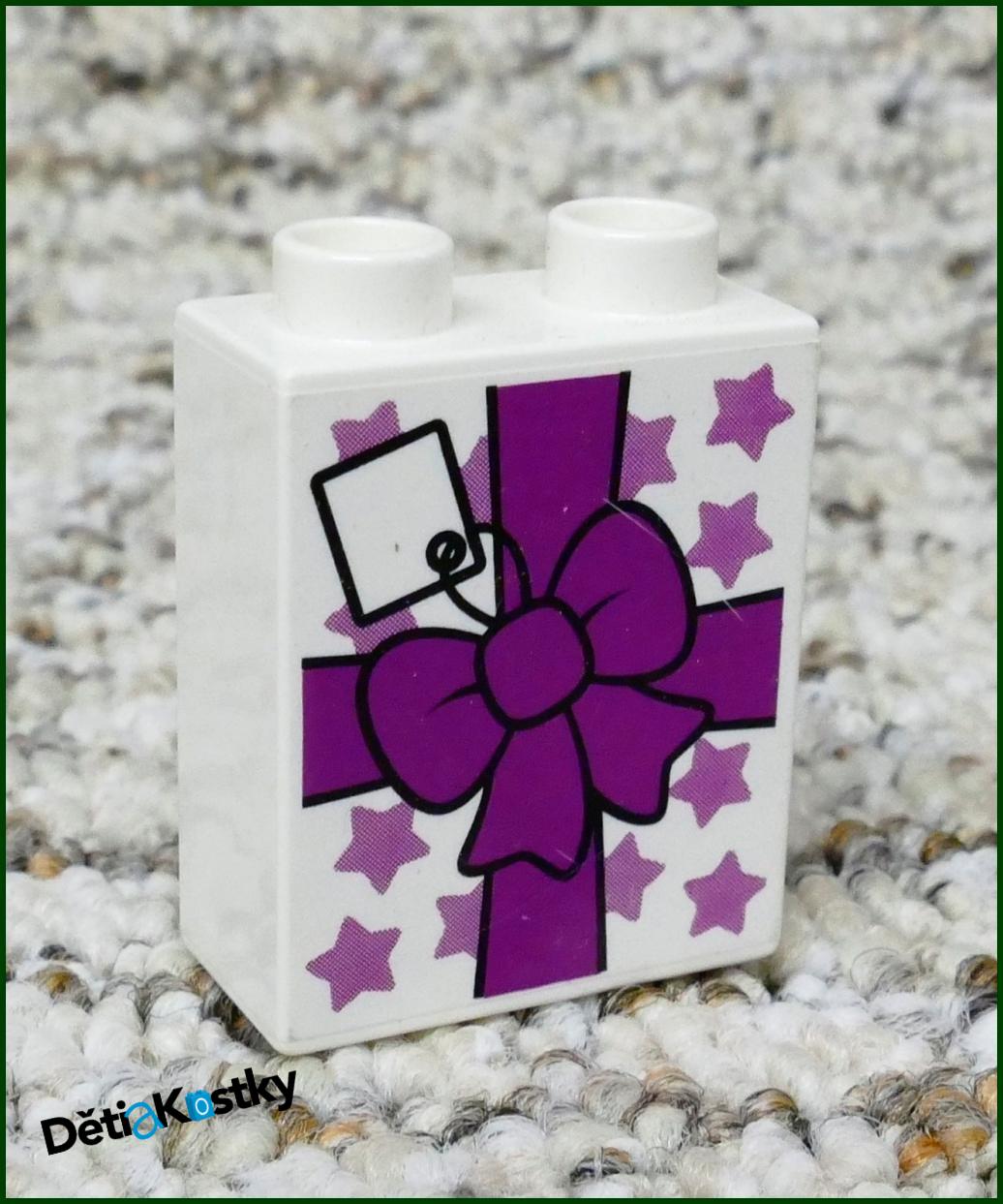 Lego® Duplo® Kostka 1x2x2 Bílá - Dárek