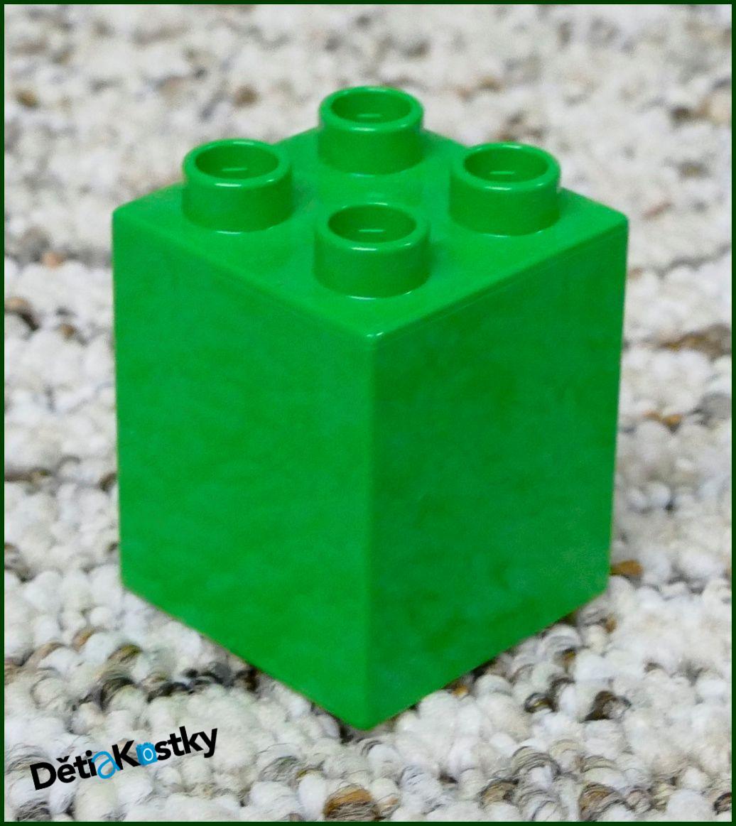 Lego® Duplo® Kostka 2x2x2 Světle Zelená
