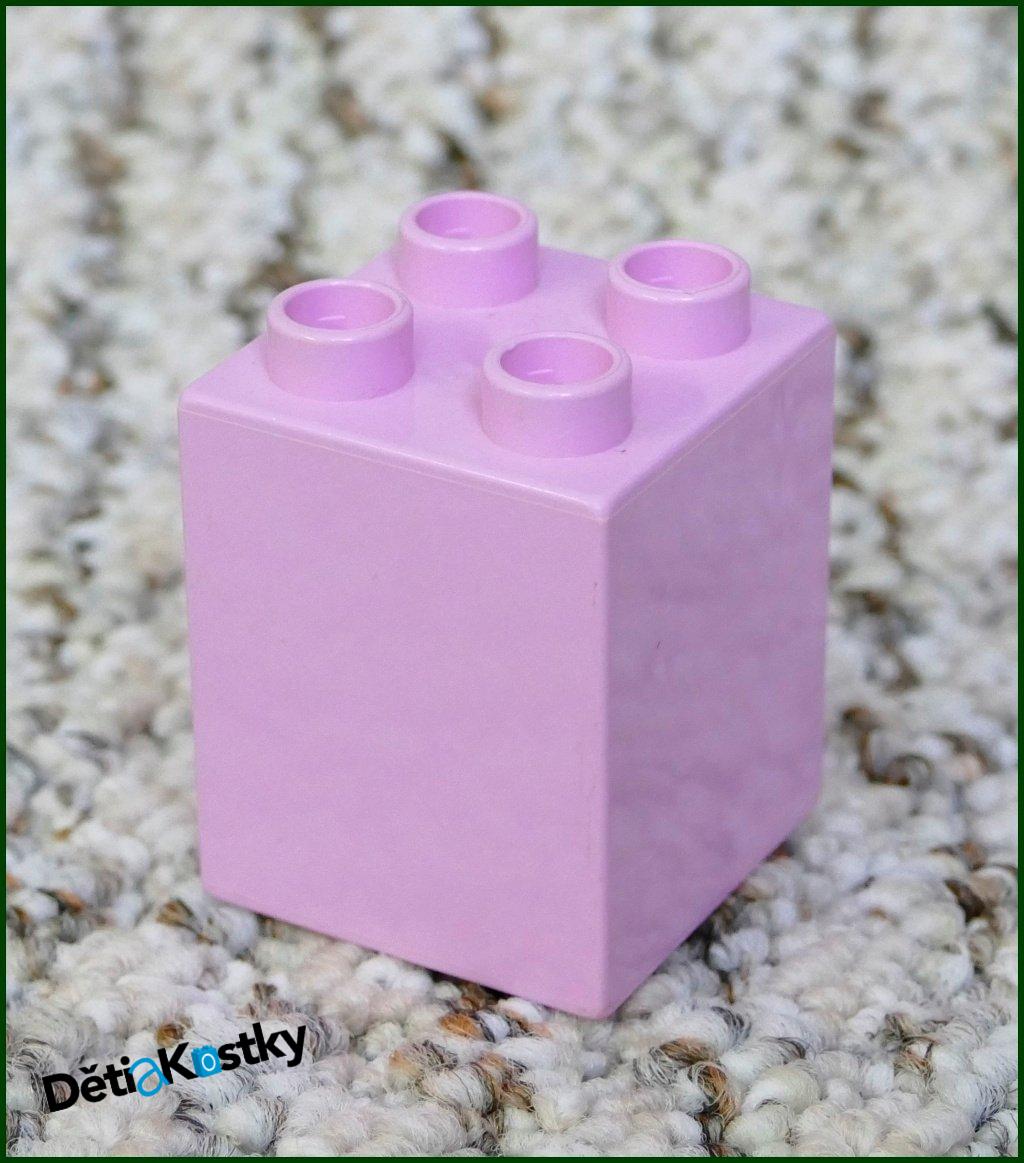 Lego® Duplo® Kostka 2x2x2 Růžová