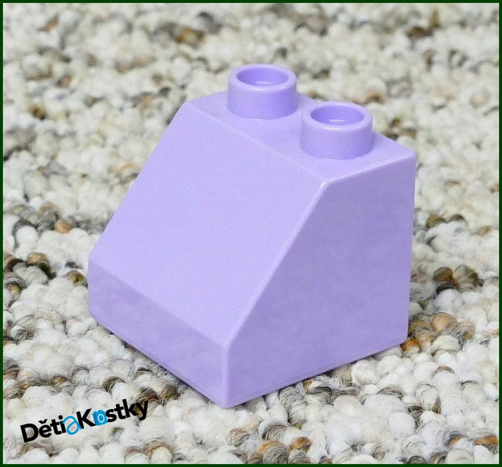 Lego® Duplo® Kostka 2x2 Zkosená Fialková