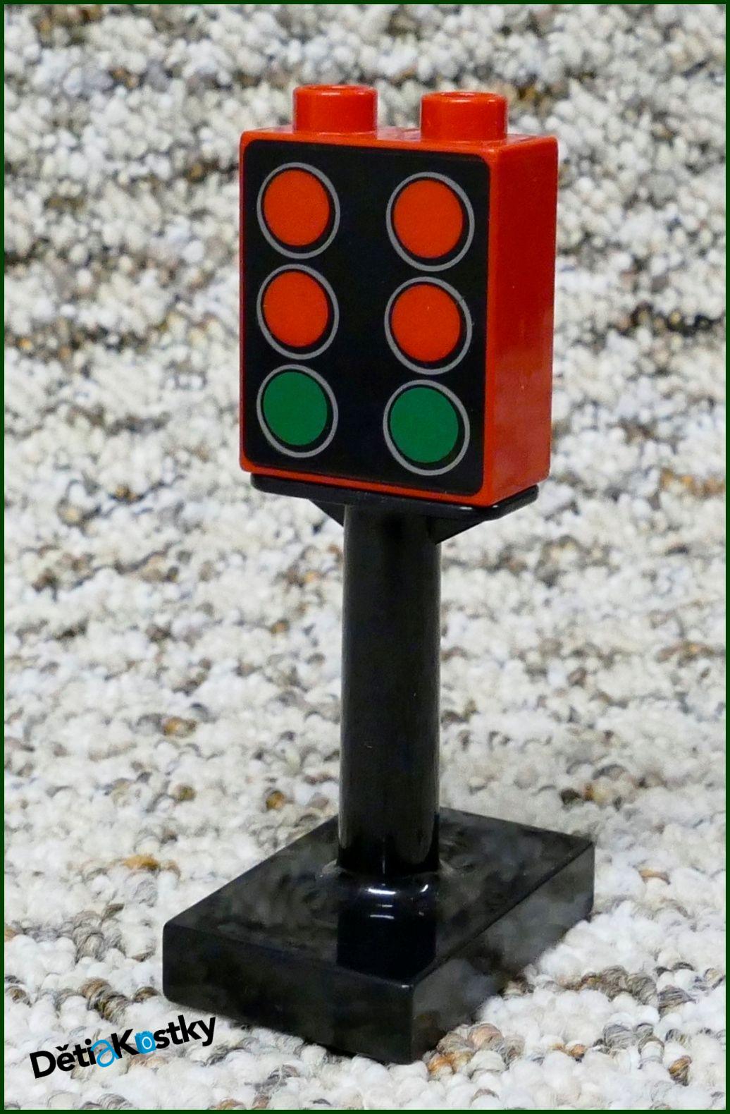Lego® Duplo® Značka Červená Semafor (6)