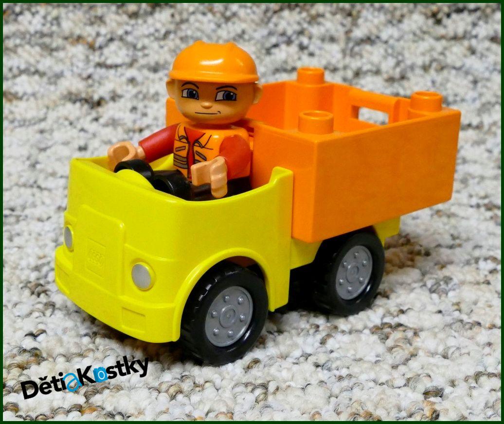 Lego® Duplo® Nákladní Autíčko Malé s Oranžovou Korbou