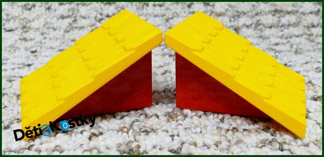Lego® Duplo® Střechy Oranžovo-Červené 2ks