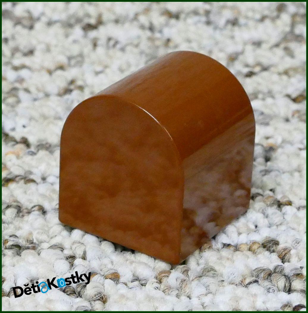 Lego® Duplo® Kostka Půlkulatá Malá - Hnědá