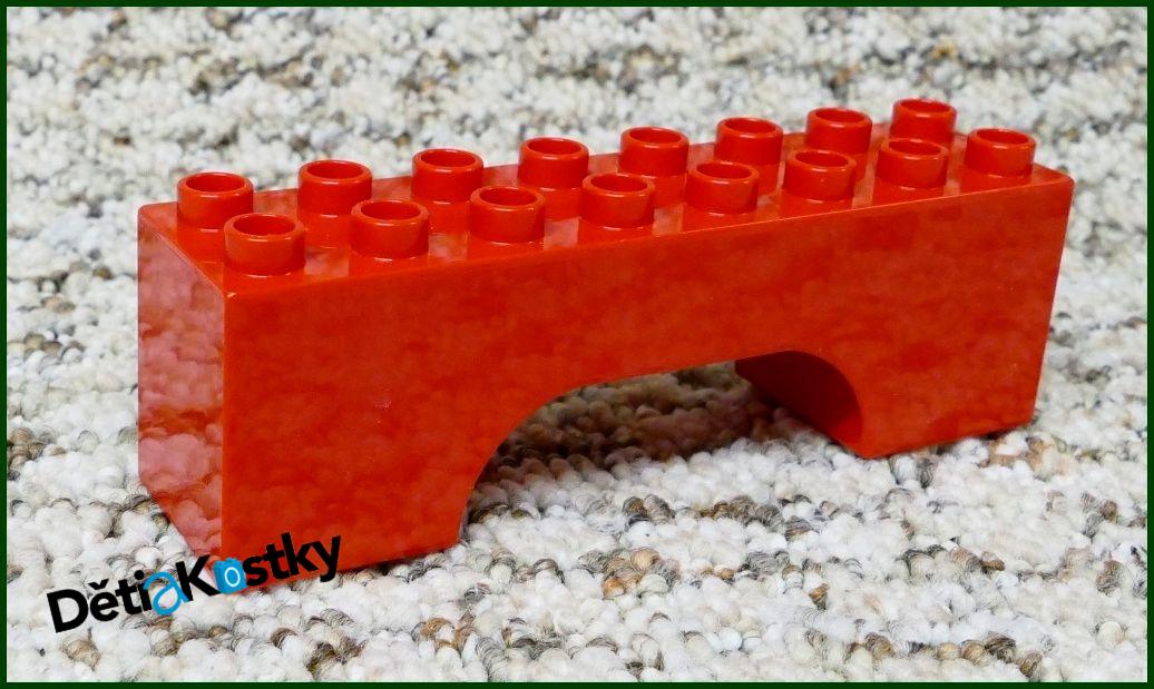 Lego® Duplo® Kostka Dlouhá Klenba Červená 2x8