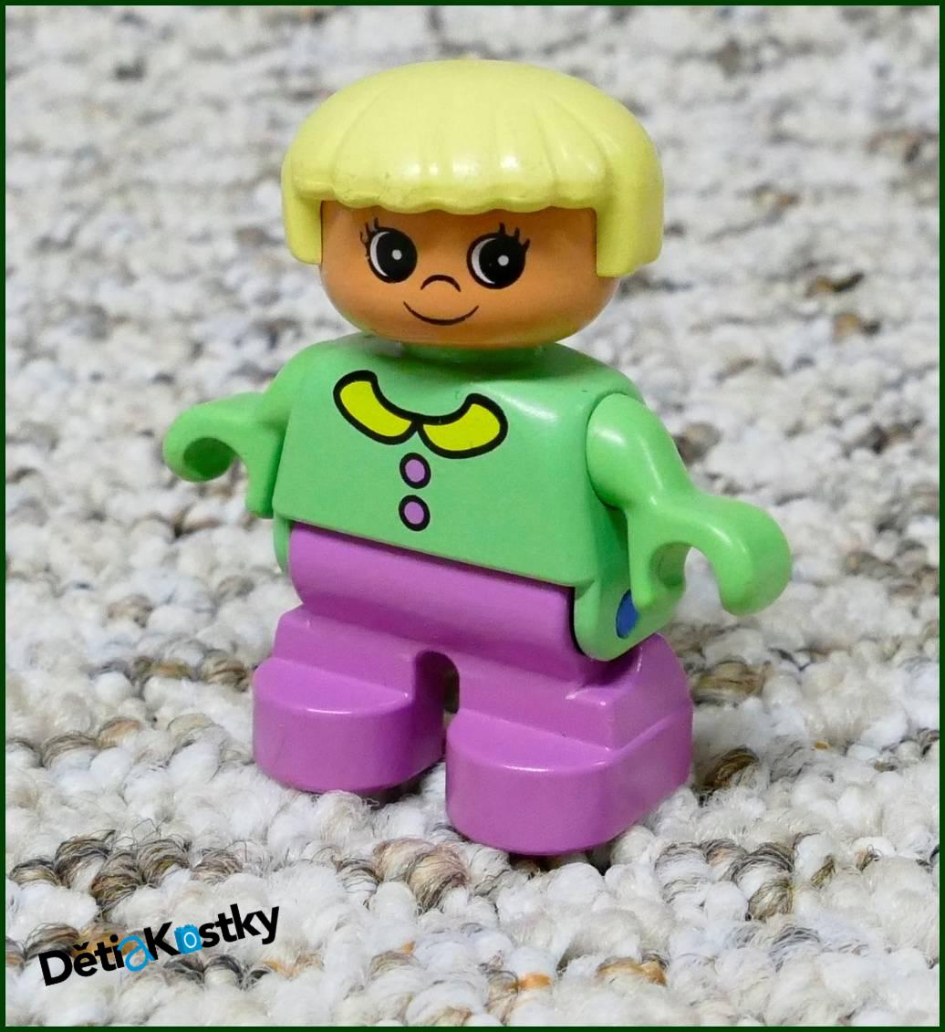 Lego® Duplo® Figurka Dítě Růžovo/Zelené