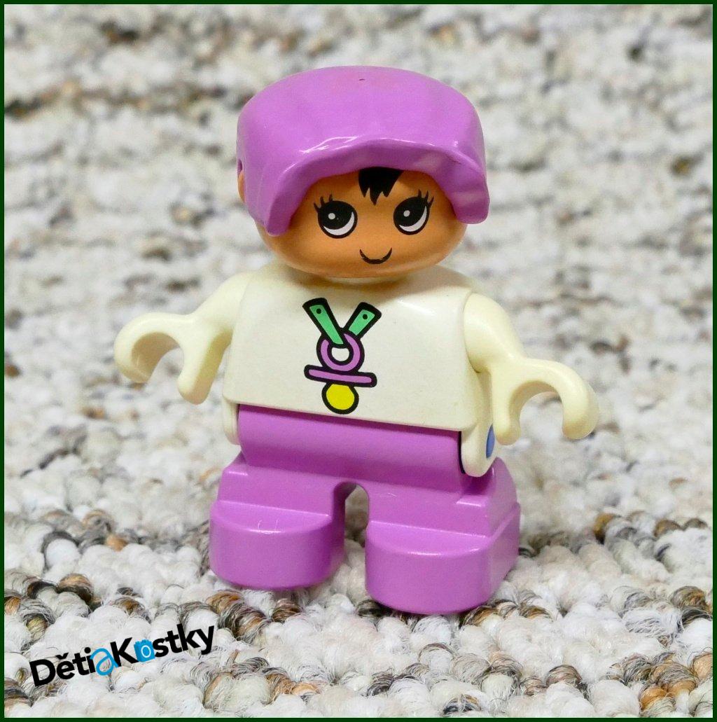Lego® Duplo® Figurka Miminko Růžovo-Bílé
