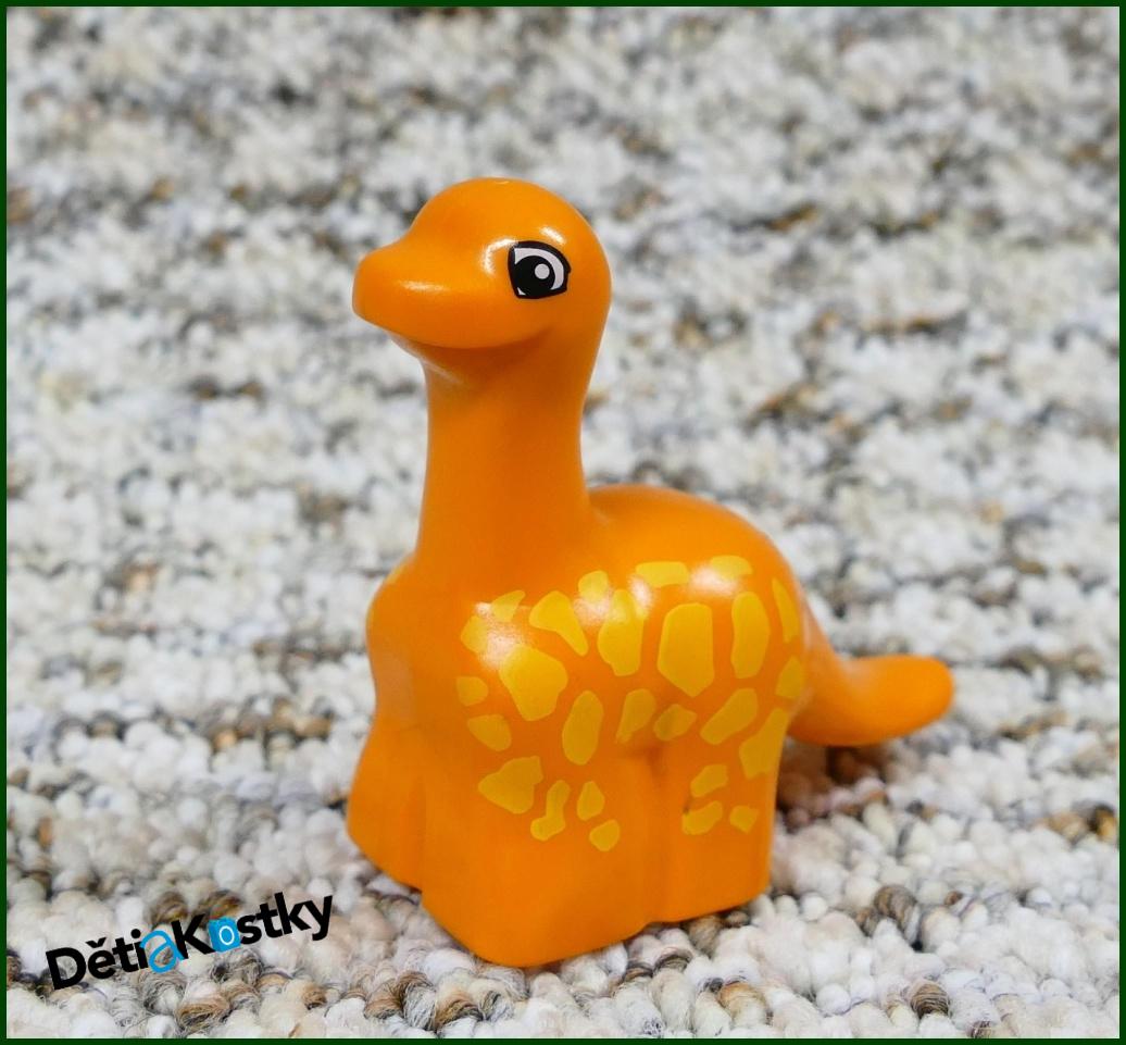 Lego® Duplo® Dino Brontosaurus Mládě Tmavě Oranžové