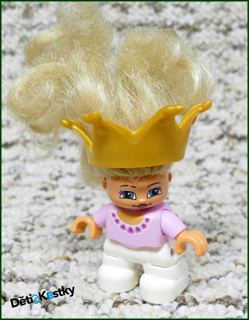 Lego® Duplo® Figurka Princezna Růžová s Korunou