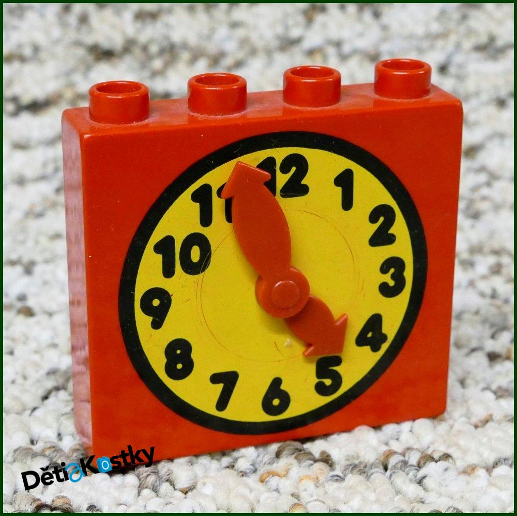 Lego® Duplo® Hodiny Velké Červené
