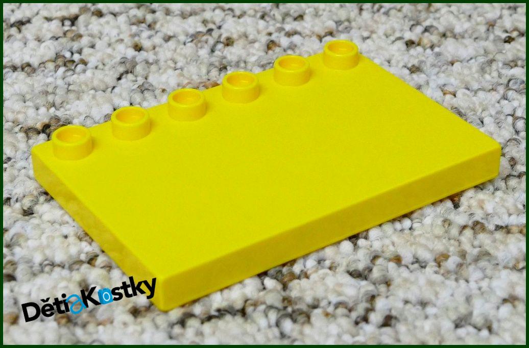 Lego® Duplo® Podložka/Destička 4x6 Žlutá (Stříška)