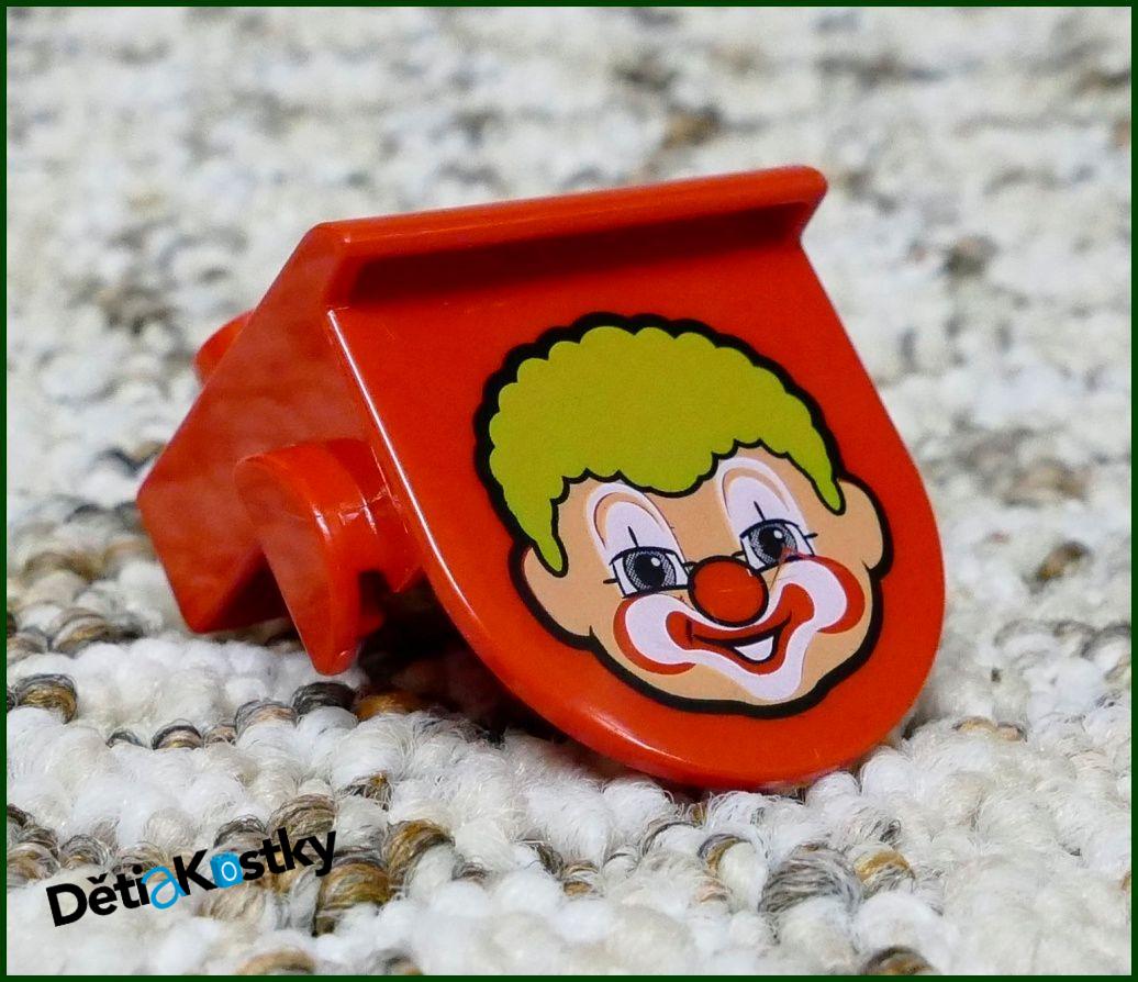 Lego® Duplo® Připínací Kostka - Šašek