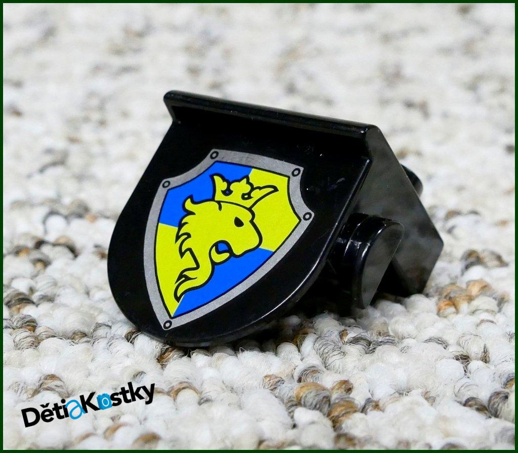 Lego® Duplo® Připínací Kostka (Erb) Černá - Lev