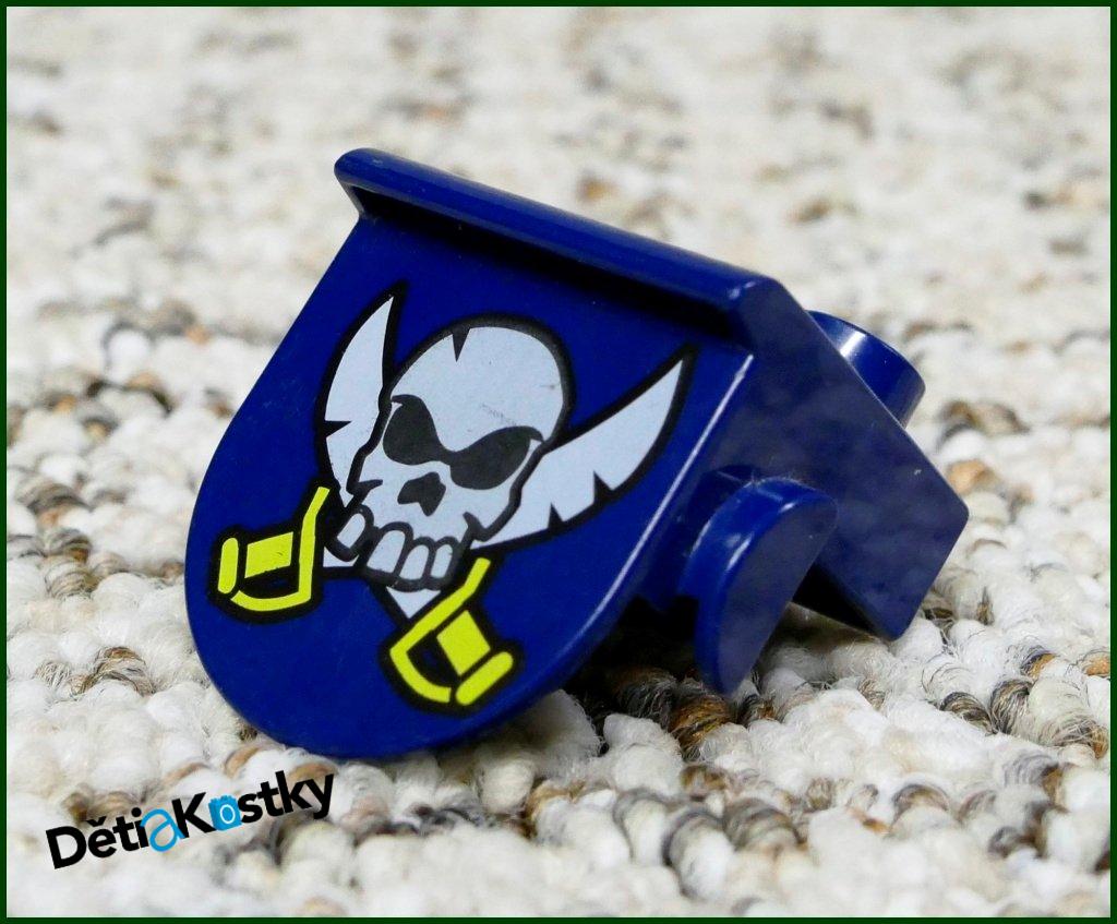 Lego® Duplo® Připínací Kostka (Erb) Modrá - Piráti