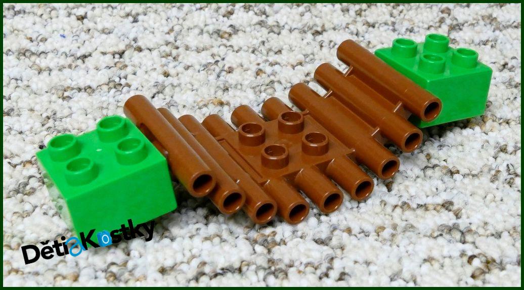 Lego® Duplo® Most z Klád Hnědý (Zelené Kostky)