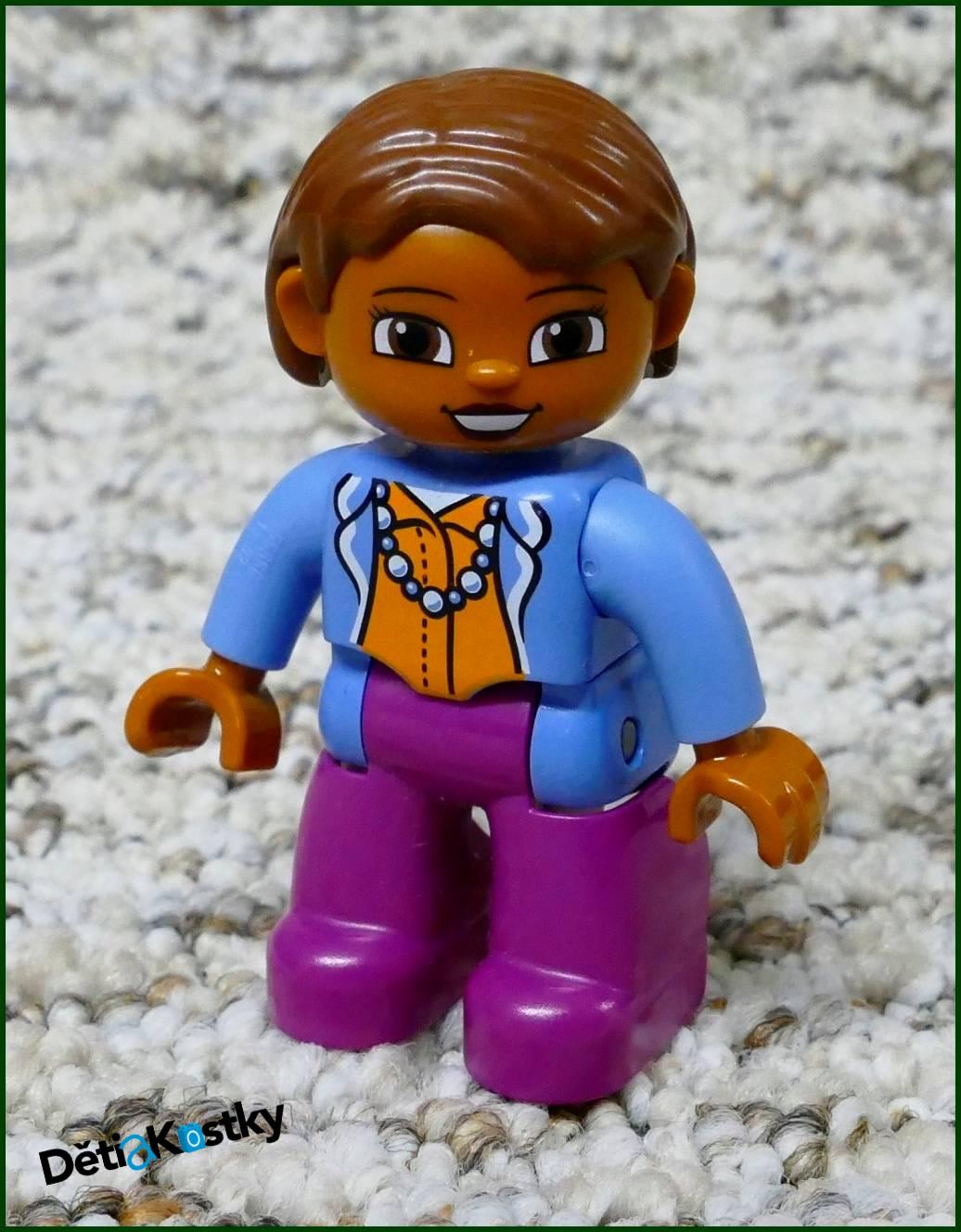 Lego® Duplo® Figurka Maminka Černoška s Korálky