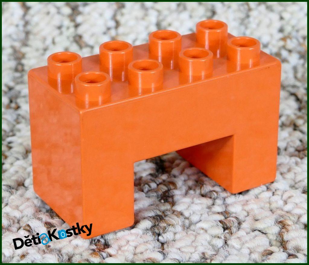 Lego® Duplo® Kostka Podstavec Mostu 2x4 Lososový