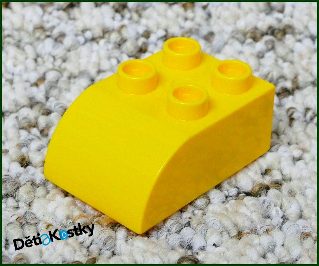 Lego® Duplo® Kostka 2x3 Zkosená Světle Oranžová