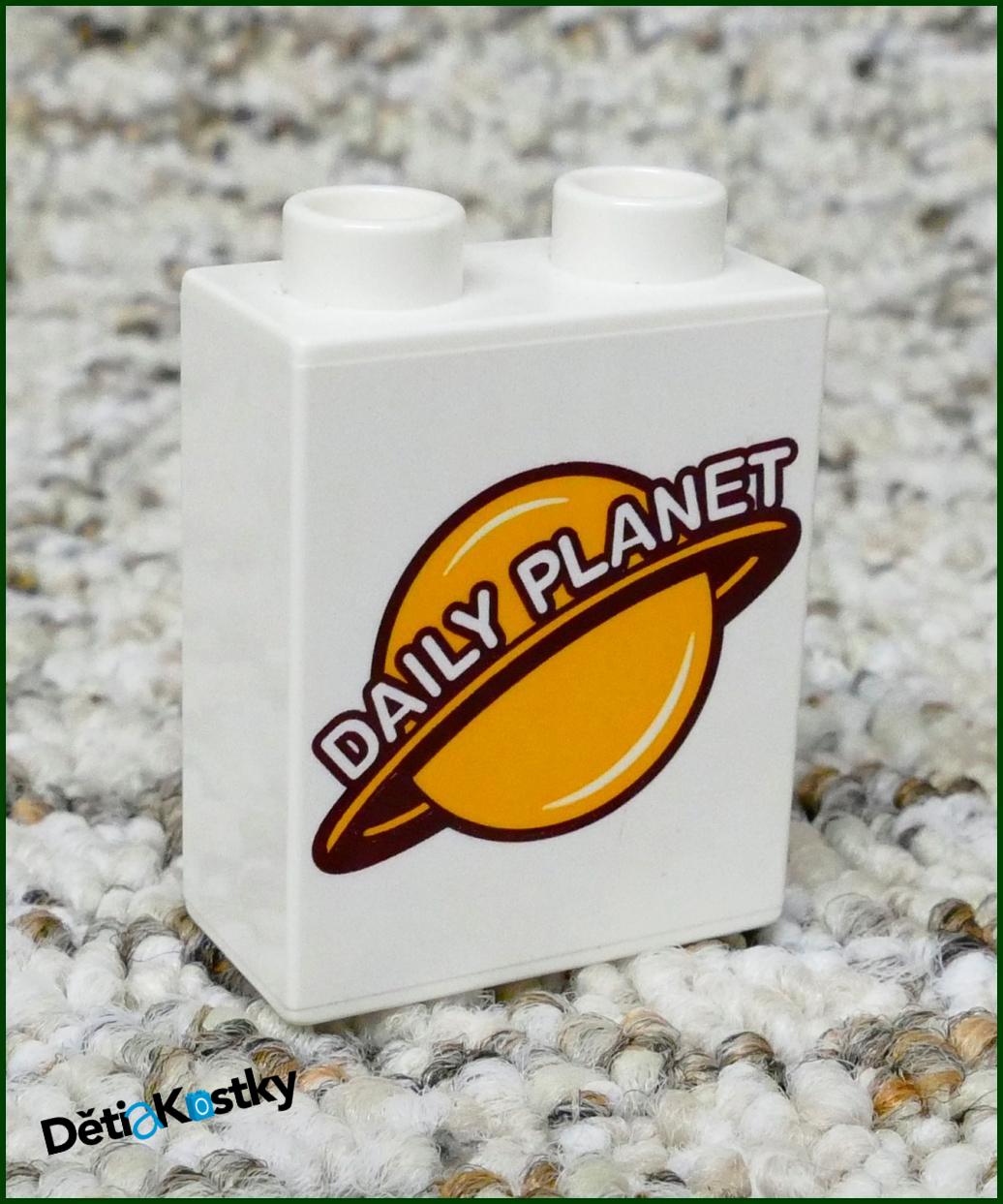 Lego® Duplo® Kostka 1x2x2 Bílá - Daily Planet