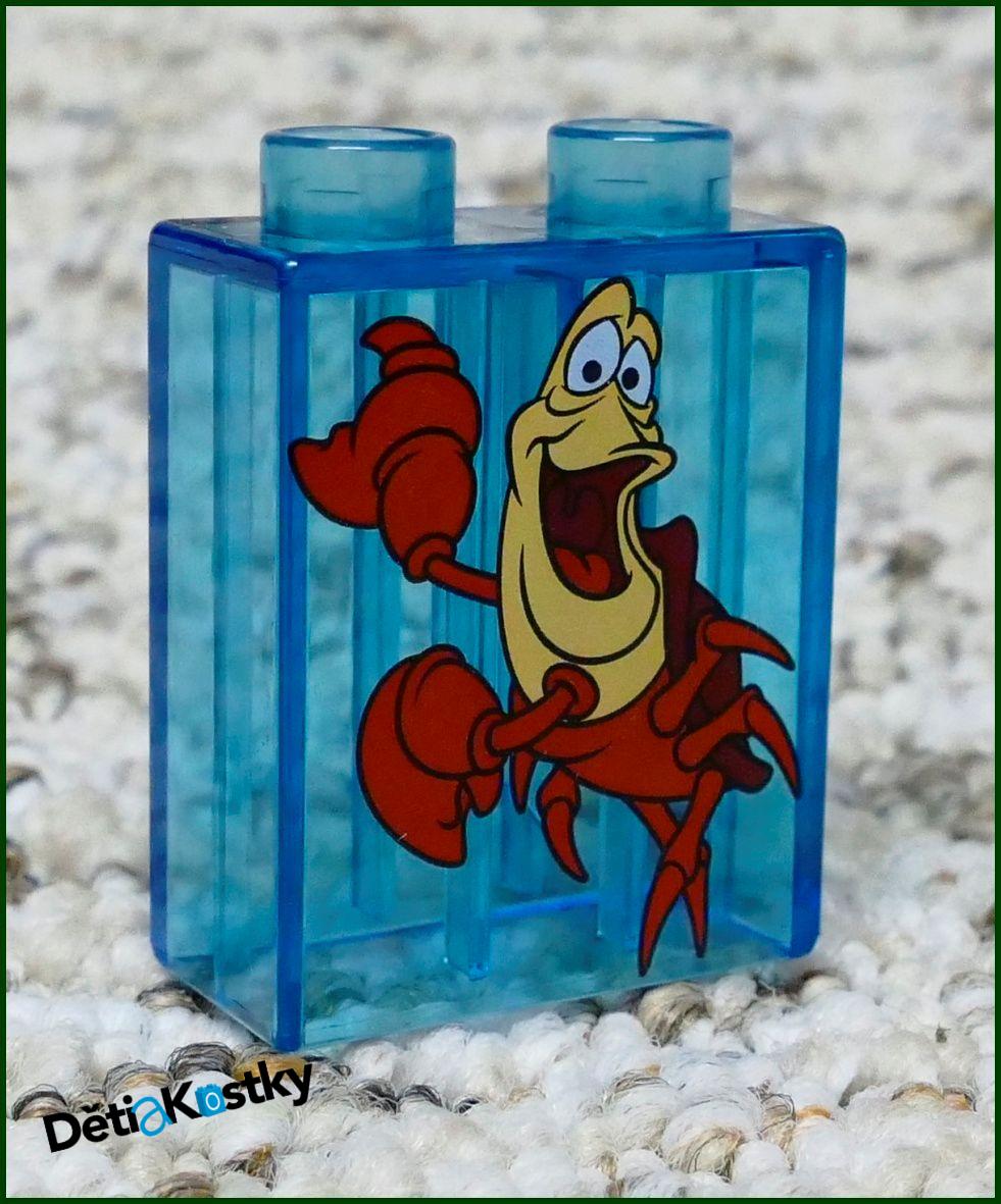 Lego® Duplo® Kostka 1x2x2 Průhledná - Sebastian