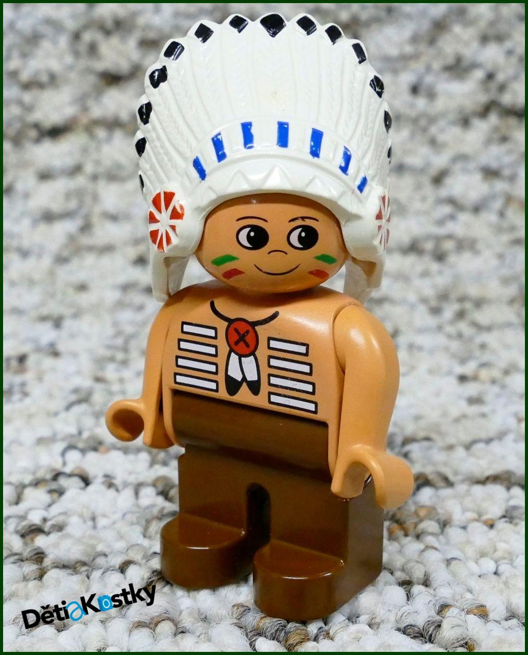 Lego® Duplo® Postavička Indián - Hnědé Nohy