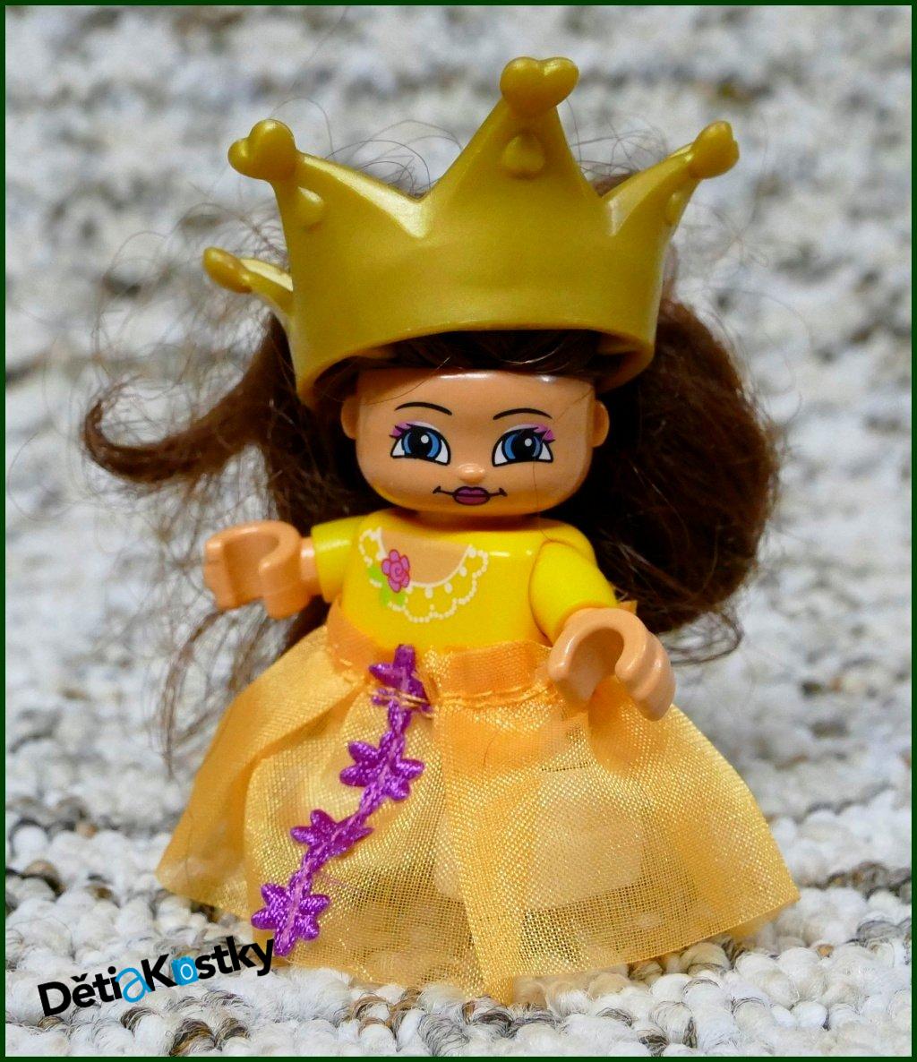 Lego® Duplo® Figurka Princezna s Vlasy, Korunou a Šaty