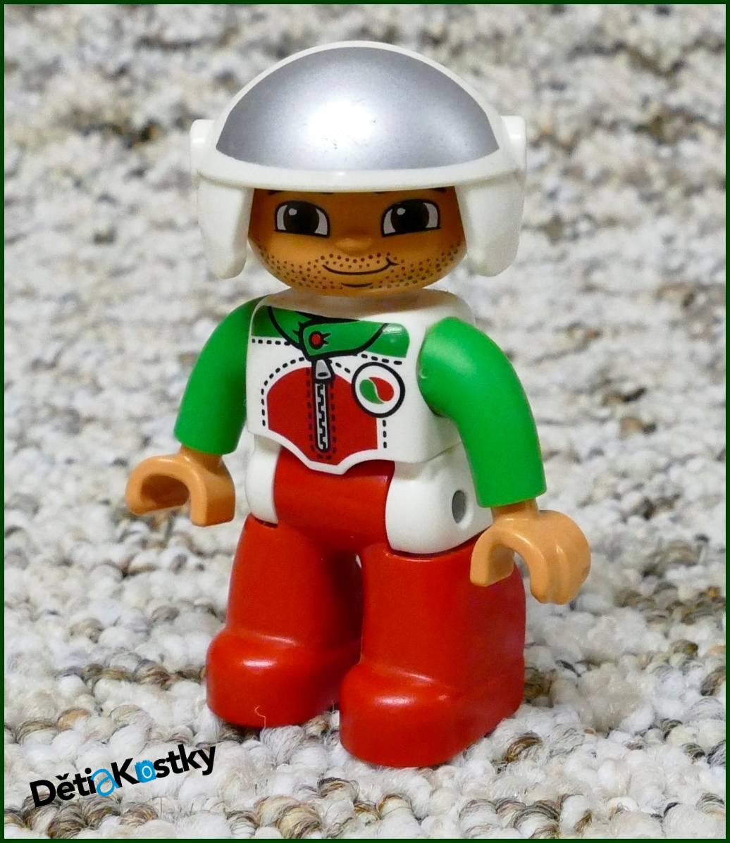 Lego® Duplo® Závodník Octan s Bílou Helmou