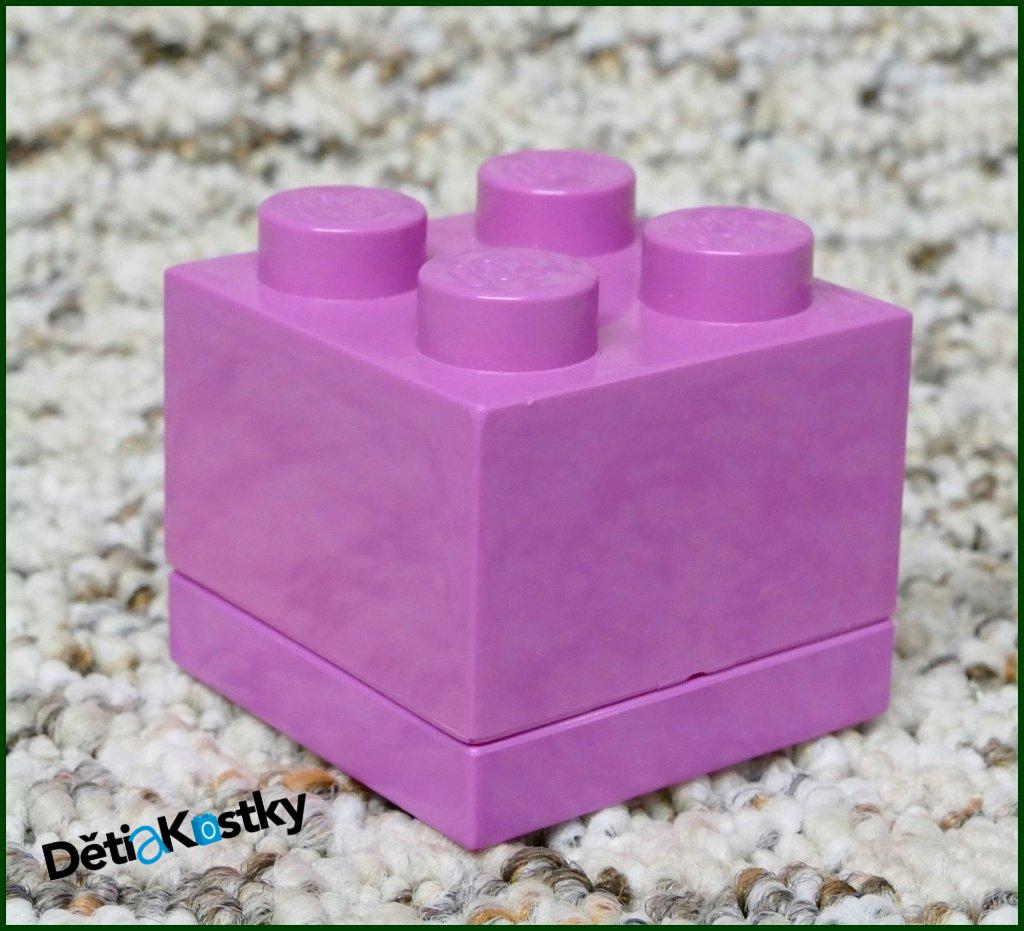 Lego® Duplo® Kostka Růžová Otevírací 4,5 x 4,5 cm