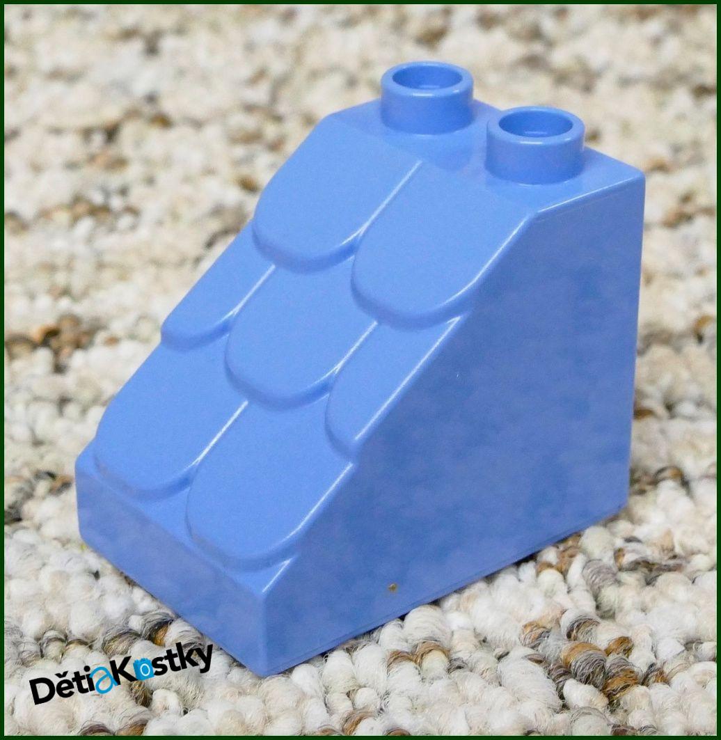 Lego® Duplo® Kostka 3x2 Stříška s Taškami Světle Modrá