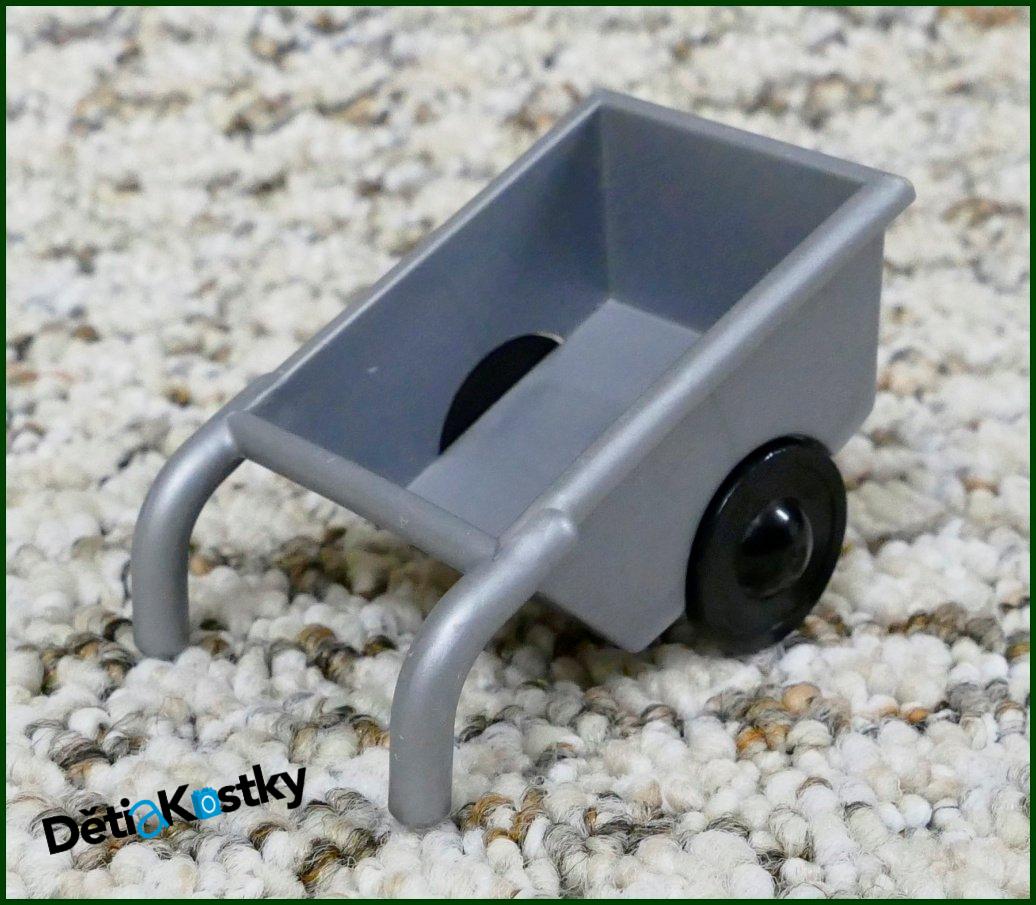 Lego® Duplo® Vozíček (Kolečka) Pro Figurky Šedá