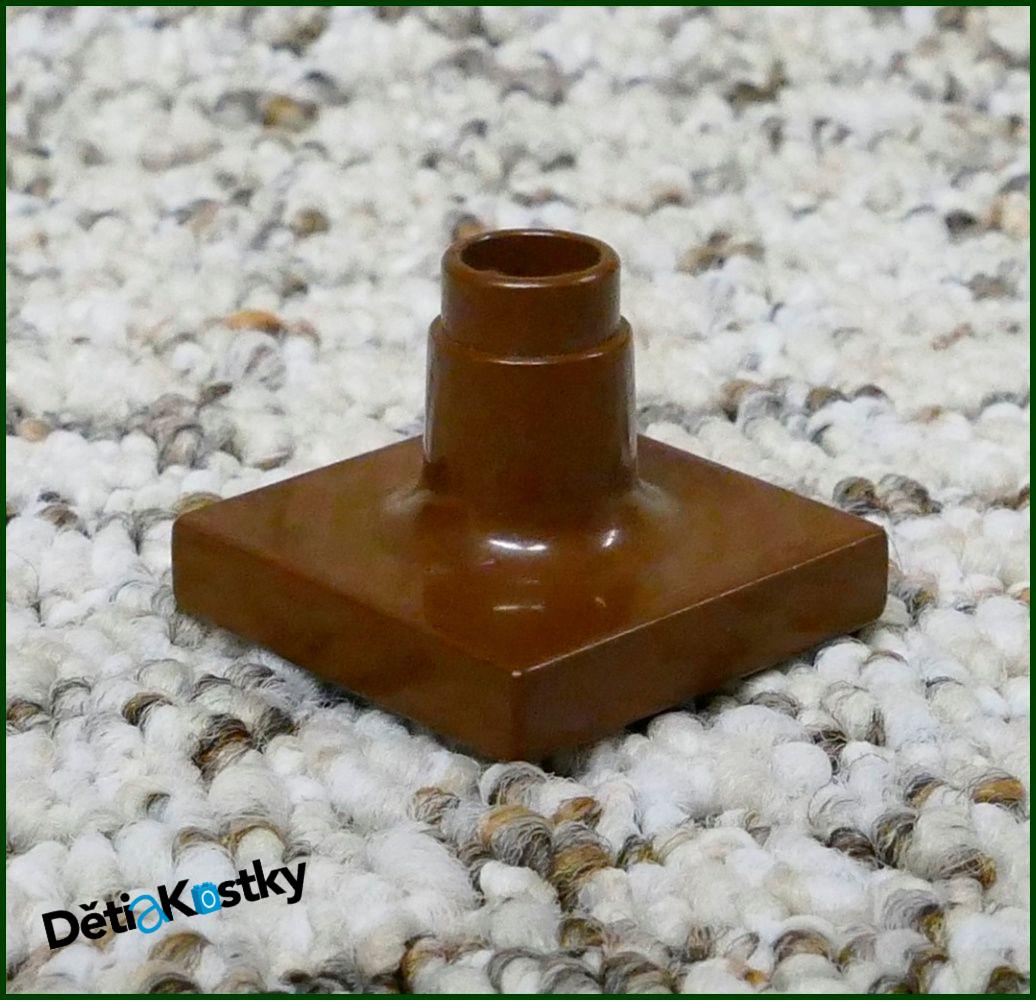Lego® Duplo® Hnědý Podstavec Malý pro Lampičky, Značky, Kostky 1x2x2