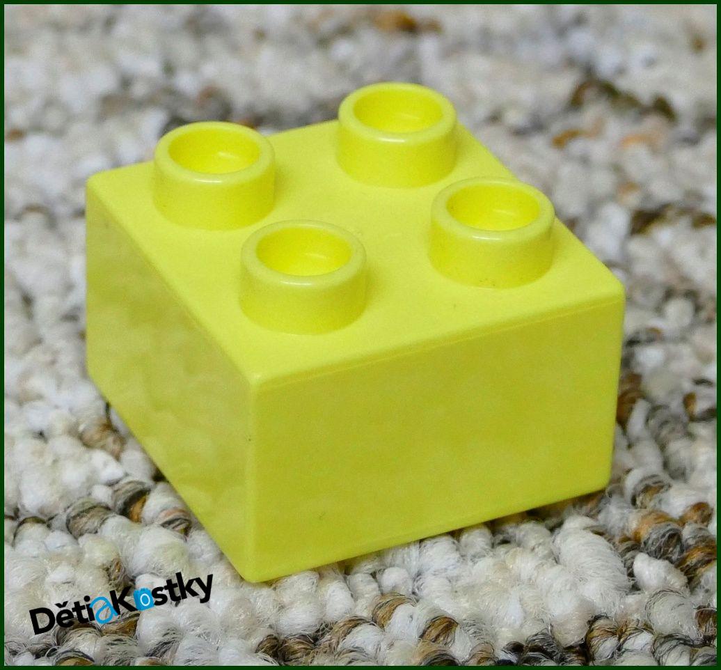 Lego® Duplo® Kostka 2x2 Světle Žlutá