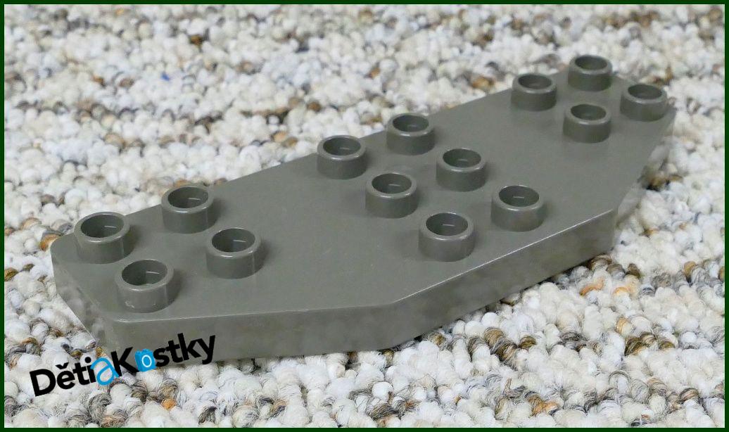 Lego® Duplo® Podložka/Destička 3x8 Křídlo Šedé