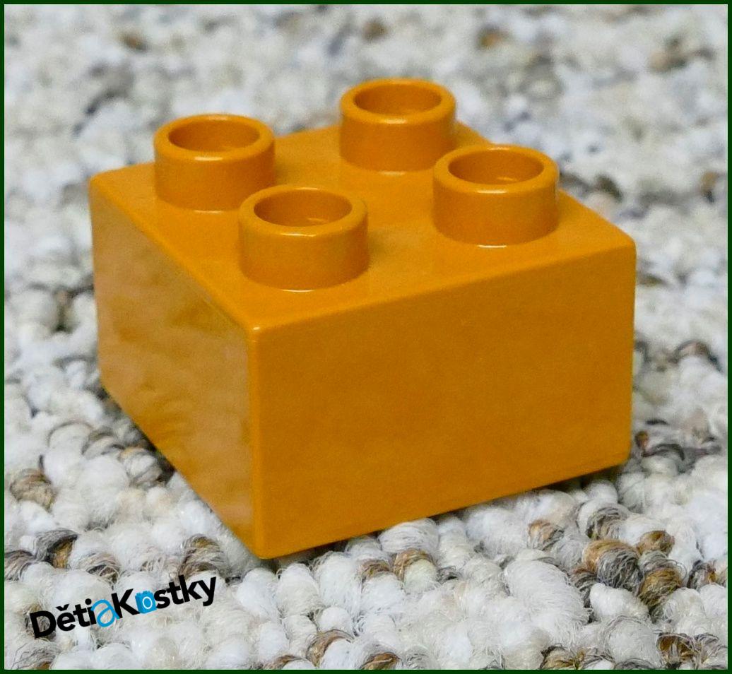 Lego® Duplo® Kostka 2x2 Světle Hnědá