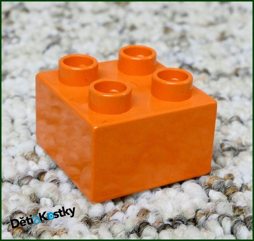 Lego® Duplo® Kostka 2x2 Lososová