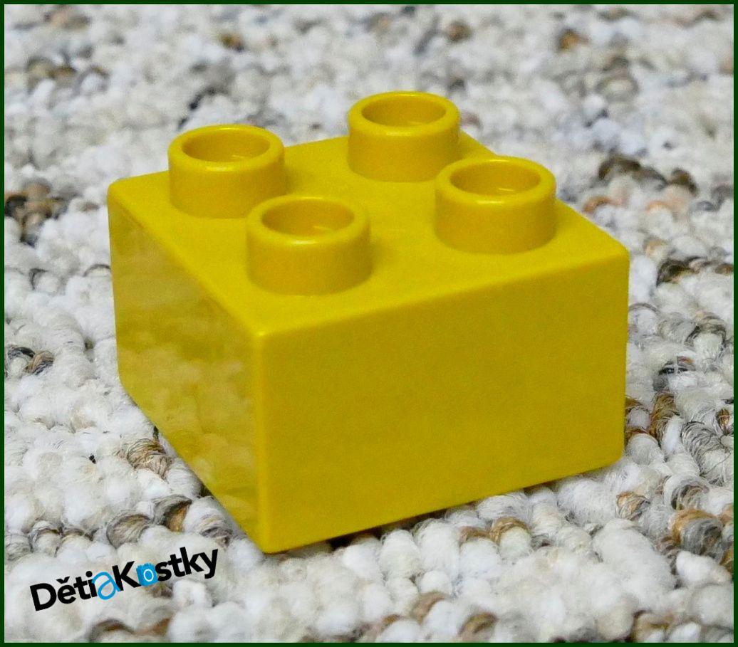Lego® Duplo® Kostka 2x2 Okrová